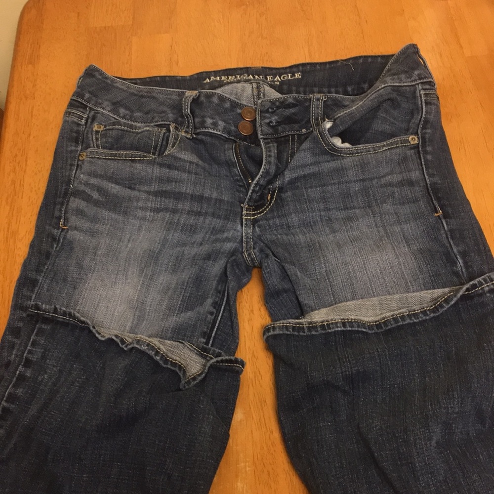 American Eagle artist stretch jeans